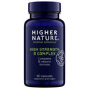 HIGHER NATURE Higher Nature - High Strength - Vitamin B Complex - Reduce Tiredness - Supports Nervous System - Vegan Friendly - 90 Capsules