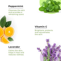 Plant-Based Lavender & Peppermint Soothing Hand Cream For Women | Vitamin C & E for Skin Protection | Hydrating Hand Cream & Moisturizer with Organic Shea Butter for Dry & Cracked Hands |