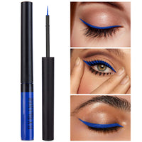 FresFresi Royal Blue Matte Liquid Eyeliner - Waterproof & Long-Lasting, Highly-Pigmented Coloured Eye Liner for Makeup - Eye Makeup Tool Essential