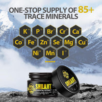 Ymoneyrat Himalayan Pure Natural Shilajit Resin 50g - 3 Months Supply, Gold Grade 100% Pure, Immune System & Vitality Booster, for Men and Women