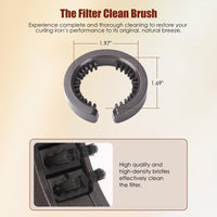 WYWY.Wide 2PCS Filter Cleaning Brush Compatible with Dyson Airwrap HS01 HS05 Hair Styler, Filter Brush for Part No.969760-01