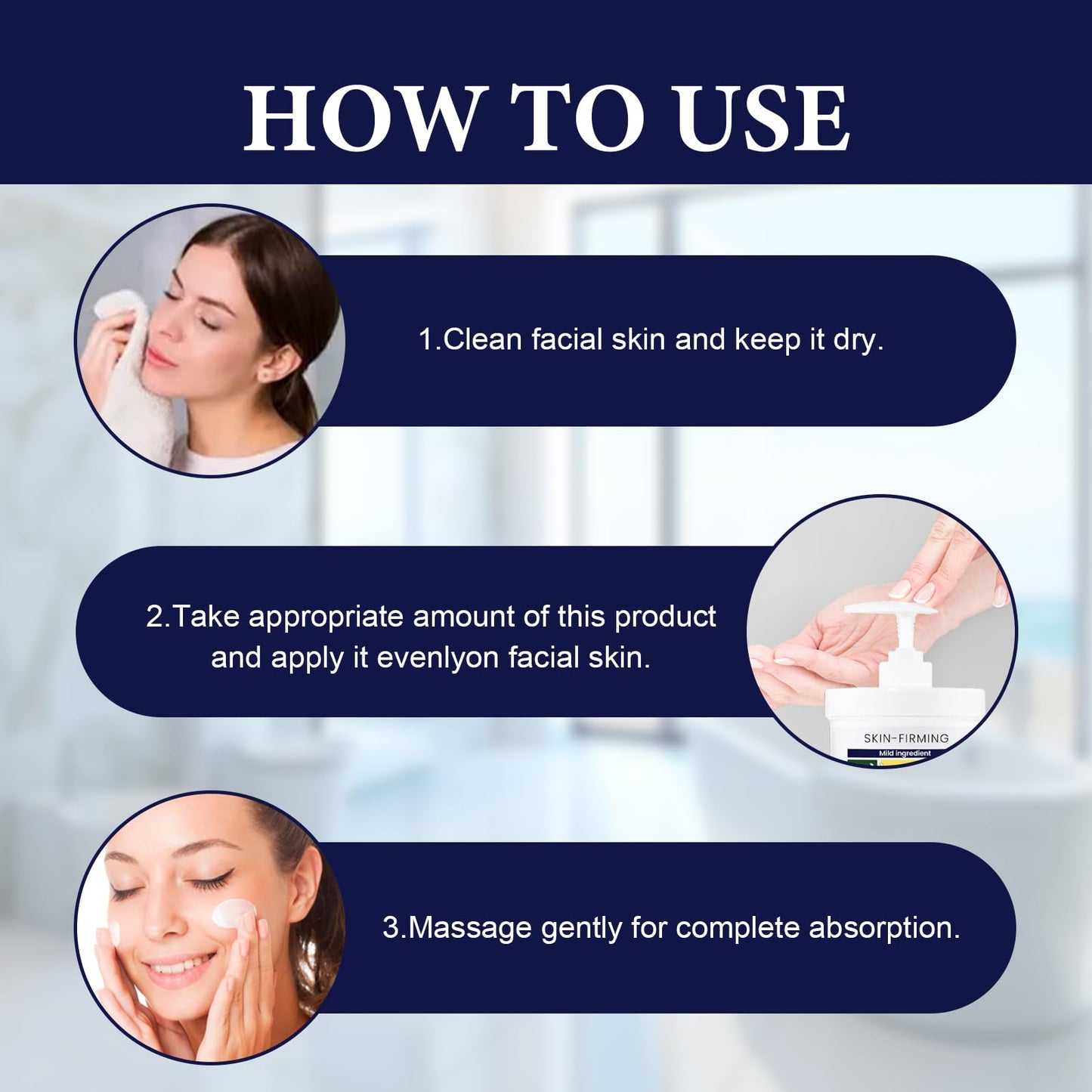 Fubsta Skin Firming Serum, Fubsta Advanced Firming & Wrinkle-Reducing Cream, Fubsta Skinfirming Rejuvenating Oil(100g)