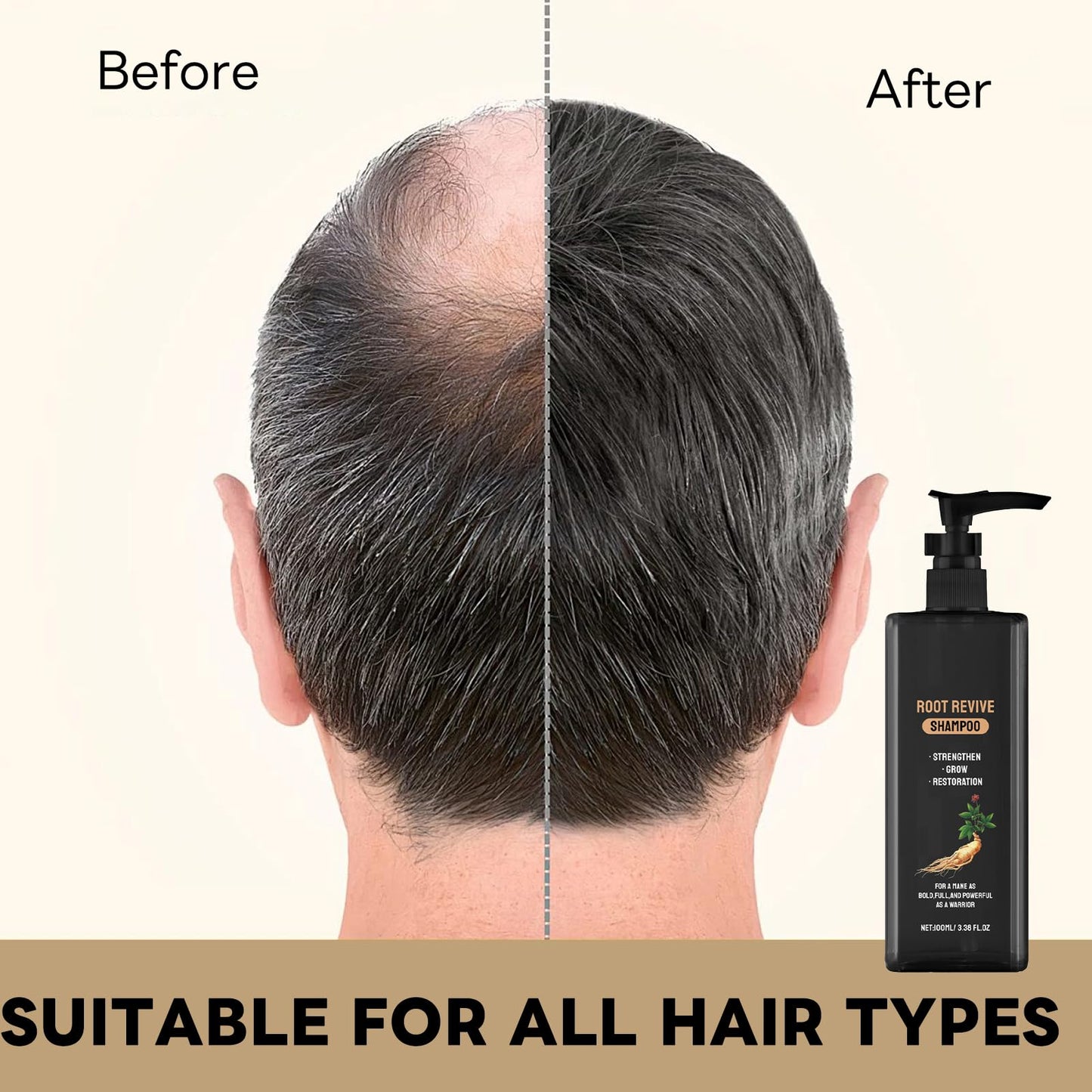 GMHLLES Hair Loss Shampoo Set Mane Root Activator Shampoo for Men Anti-Hair Loss,with nourishing Conditioner+foaming Net,Mane for Men Unisex