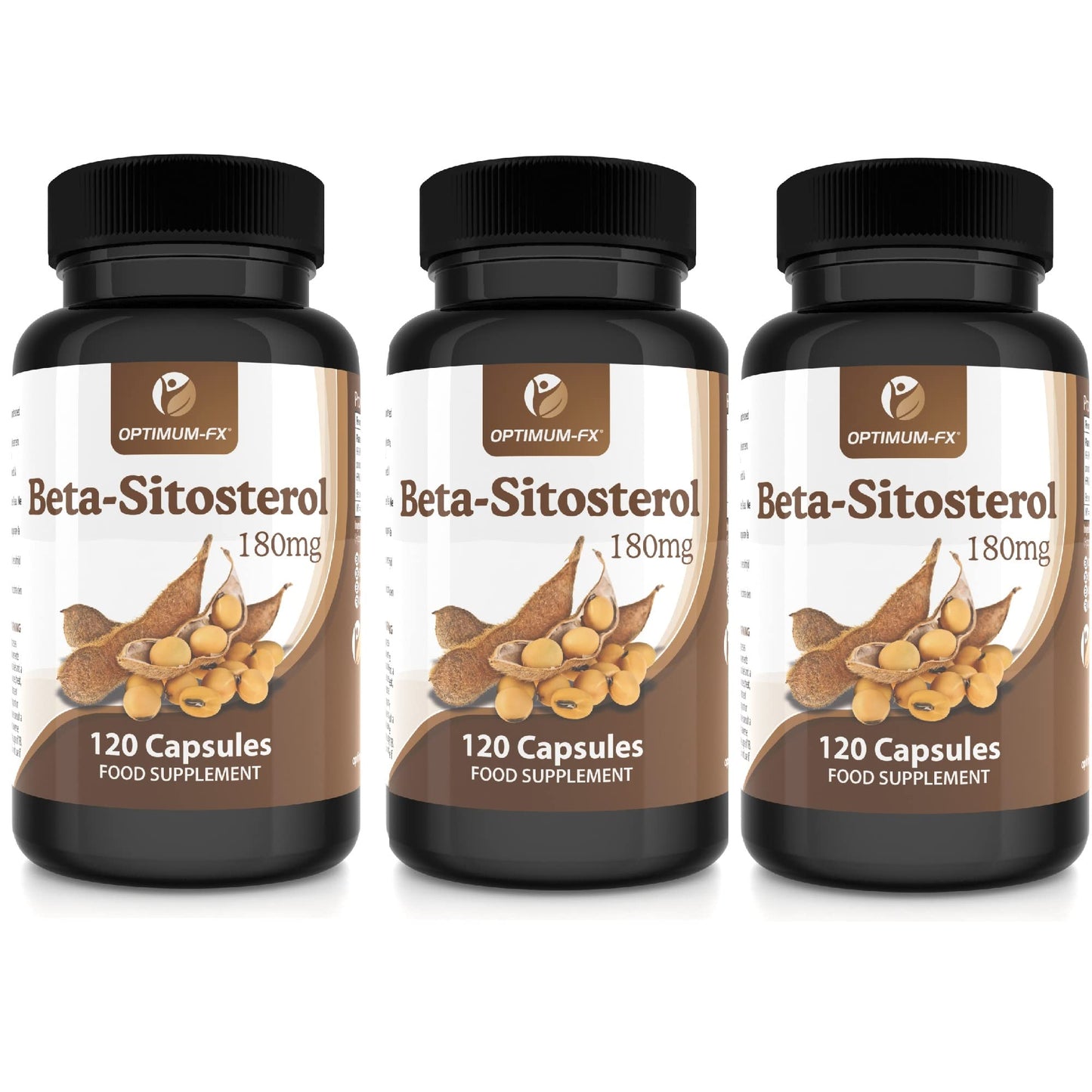 optimum-fx Beta Sitosterol 180mg from 400mg Plant Sterols Capsule High Strength Supplement – NOT Tablets or Powder – Contributes to Normal Blood Cholesterol 120 Vegan Caps 2 Months’ Supply