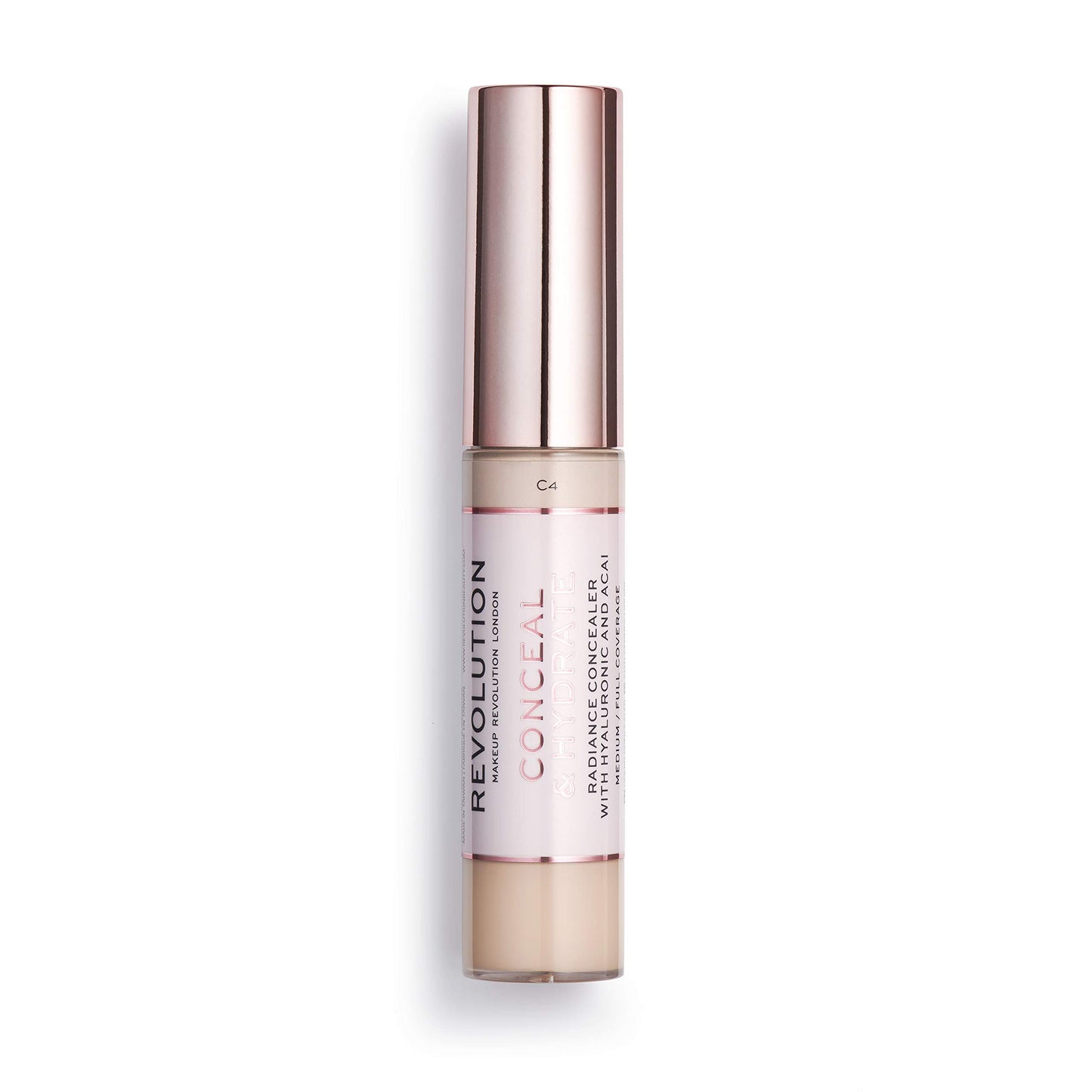Makeup Revolution Beauty London Concealer, C4, 1 Count (Pack of 1)