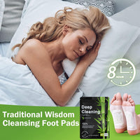 Rezolite Foot Detox Patches, 40 Pcs Natural Deep Cleansing Detox Foot Patches for Relieve Body Stress, Improve Sleep Quality, Enhance Blood Circulation
