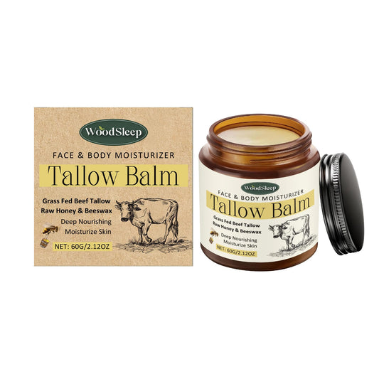 ISBEAUSOLS Beef Tallow Balm, Face & Body Moisturiser