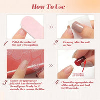 Generic 24PCS Fake Nails with 3D Bow Nails Tip - French Tip Square Press on Chrome for Women Girls Elegant Nail Art