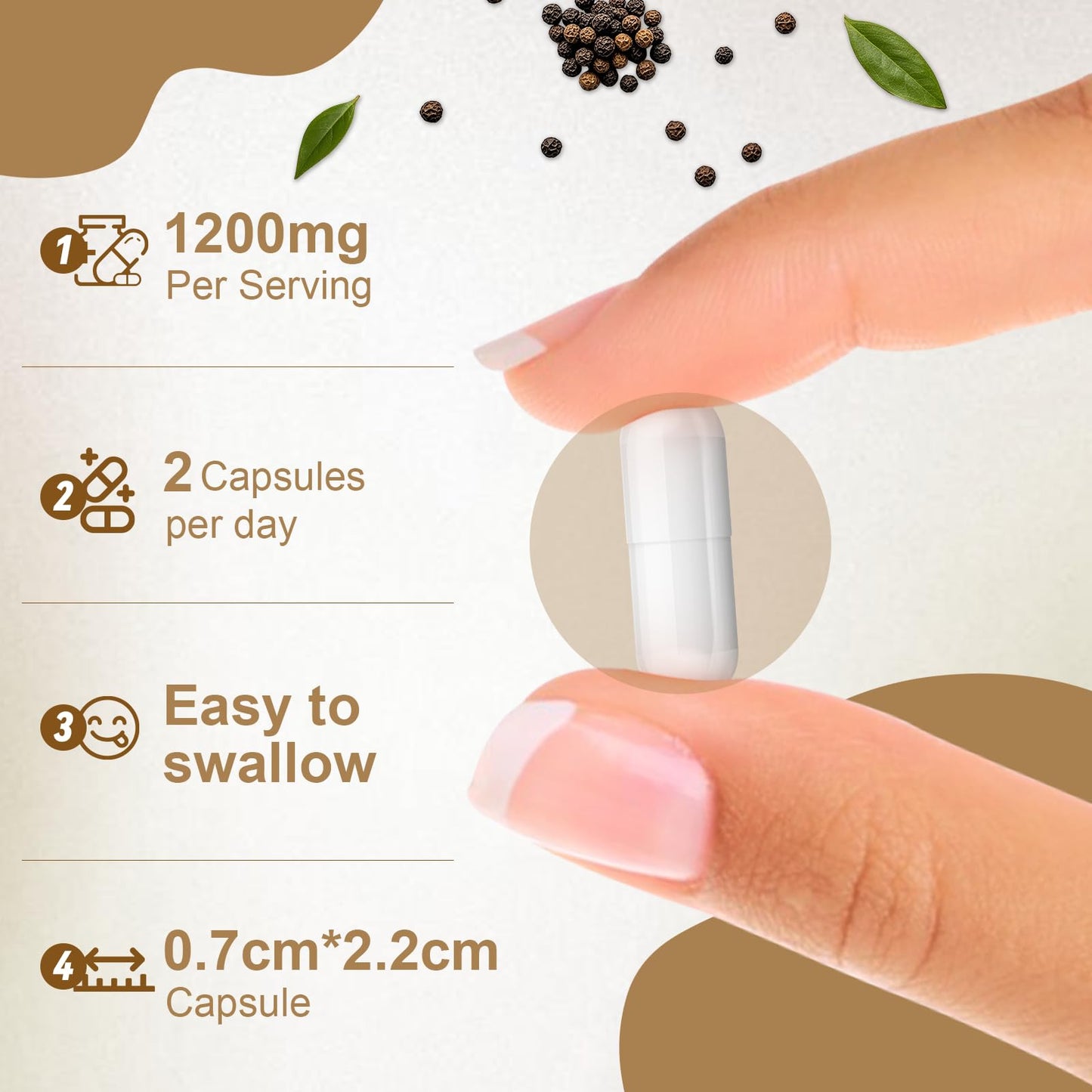 Aoruilia NMNH Supplement 1200mg, 6 in 1 NAD Alternative & Trans-Resveratrol Superior Antioxidant Blend with Max Absorption for NAD+ Booster & Energy Support, 120 Capsules