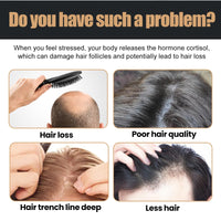 KOAHDE Man Root Activator Shampoo,Root Activator Shampoo,Root Activator Shampoo for Men,Hair Growth Shampoo,Shampoo for Thinning Hair and Hair Loss,Natural Herbal Essence Shampoo,with Scalp Comb