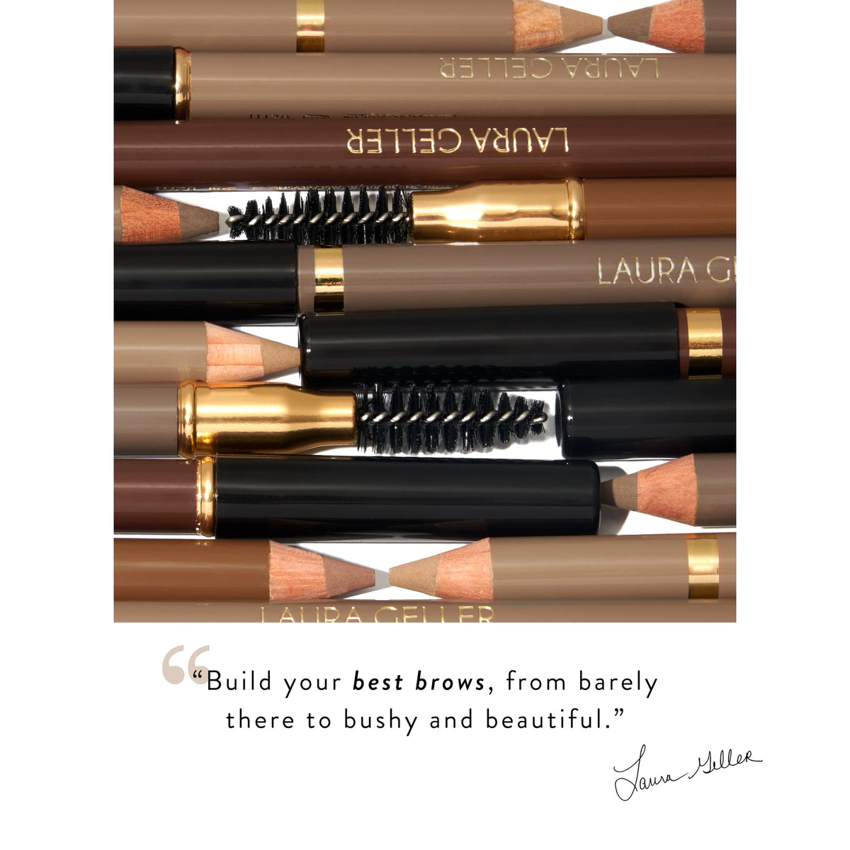 Laura Geller Beauty LAURA GELLER NEW YORK Bravo Brows Soft Pencil + Brush, Blonde