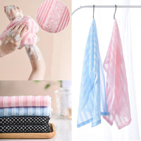Belligern Exfoliating Towel 4 PCS Exfoliating Antibacterial Shower Towel Exfoliating Cloth Exfoliating Shower Towel Exfoliating Towels for Men and Women Bath Extra Long Exfoliating Face Towel