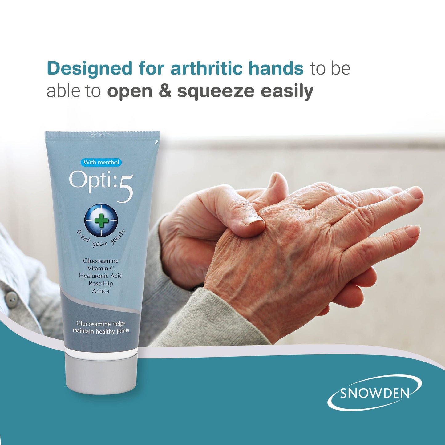 Snowden - Opti:5 200ml Premium Joint Gel with Menthol & Glucosamine