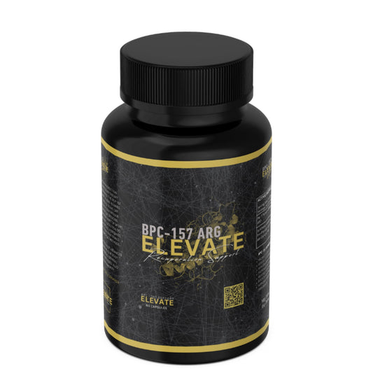 Elevate Supplements BPC 157 ARG, 60 Capsules | Accelerated Muscle & Tissue Recovery Peptide Supplement | Boosts Tendon, Ligament & Nerve Healing with No Injections | Supports Gut, Organ & Skin Health