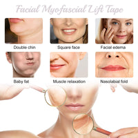 Jinjiar 40PCS Face Lift Tape,Face Lift Tape Invisible,Face Lift Tapes for Facial Wrinkles Reduction, Waterproof Elasticity Face Tape,Anti Wrinkle Patches,Face Tapes for Lifting Sagging Skin,Beauty Face Tape