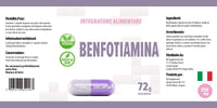 Hepatica Benfotiamine 250mg – 120 Vegan Capsules | High-Strength Vitamin B1 | 3rd Party Lab Tested | Gluten-Free, Non-GMO