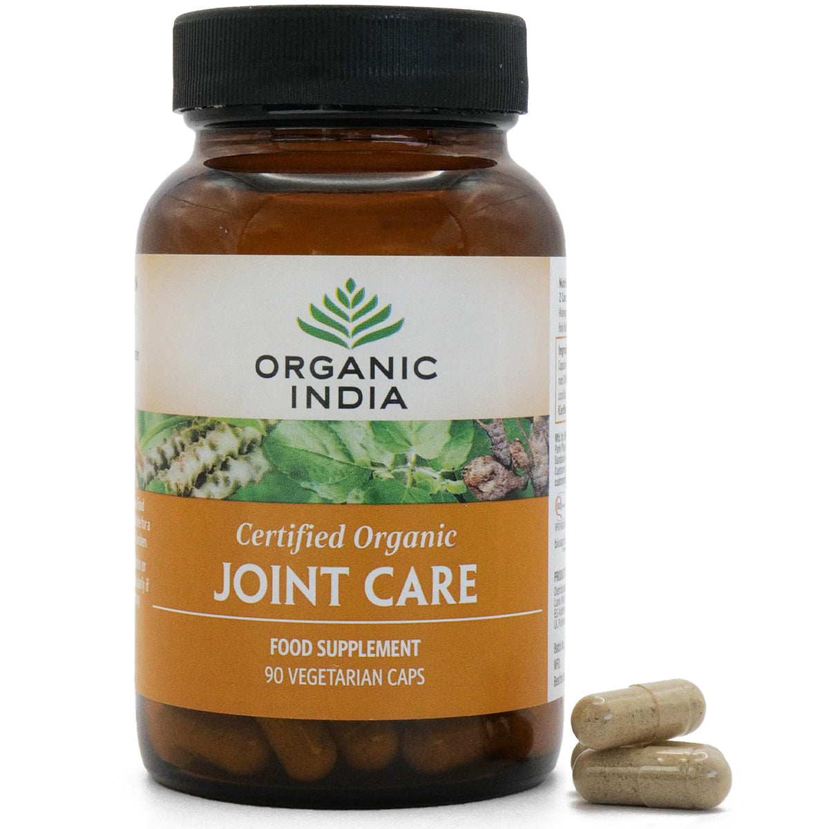 ORGANIC INDIA Organic India Joint Care - Organic Ashwagandha, Guduchi & Tulsi - Supports Joint Comfort, Mobility & Resilience - Supplements for Men & Women - Vegan & Additive Free - 90 Capsules