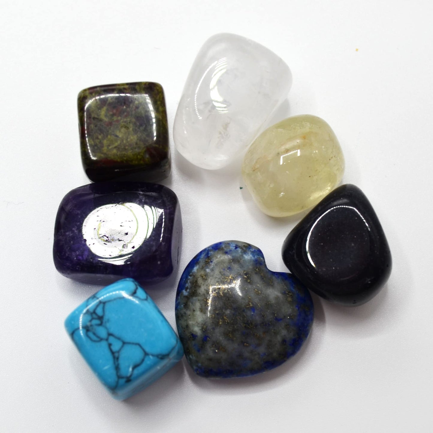 Psychic Sisters - Crystal Set - 7 Different Gemstones - Reiki Cleansed & Energised (Sleep Well)