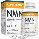 kumproicha NAD Sublingual Lozenges, Fast-Acting & High Absorption NAD+ Supplement, 120 Tablets, 120 Servings Per Bottle