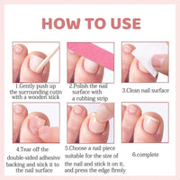 BelleVive 24-Piece White Press-On Toenails, Short Press-On Toenails with Shell Pattern Designs, Summer Toenail Enhancements for Women, Reusable Artificial Toenails
