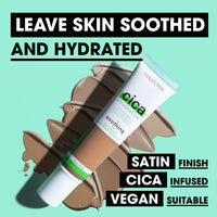 Collection Cosmetics Hydrating Medium Coverage Cica Foundation Infused with Anti-Redness, Vegan Foundation, 30ml, Maple