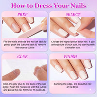 Ceboic 24Pcs French Tip False Nails Almond, Medium Glossy Fake Nails Cherry Red Press on Nails with Bow Design, Removable Full Cover Acrylic Stick on Nail for Women Girls Nail Art Accessories