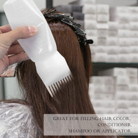 Gezimetie Root Comb Applicator Hair Dye 3 Pack Bottle with Graduated Scale