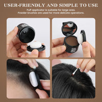 MIFANYO Hairline Shadow Powder, Instantly Root Touch Up Powder for Women Gray Hair Cover Up, Color Root Coverage for Thinning Grey, Mens Roots Concealer for Hair Loss Beard Line, 11-Medium Blonde