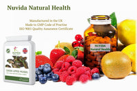 NUVIDA NATURAL HEALTH Nuvida Green Lipped Mussel Capsules - High Strength Green Lipped Mussel for Humans - 90 Capsules - Ethically Sourced Green Lipped Mussel Extract from a Sustainable Environment in New Zealand