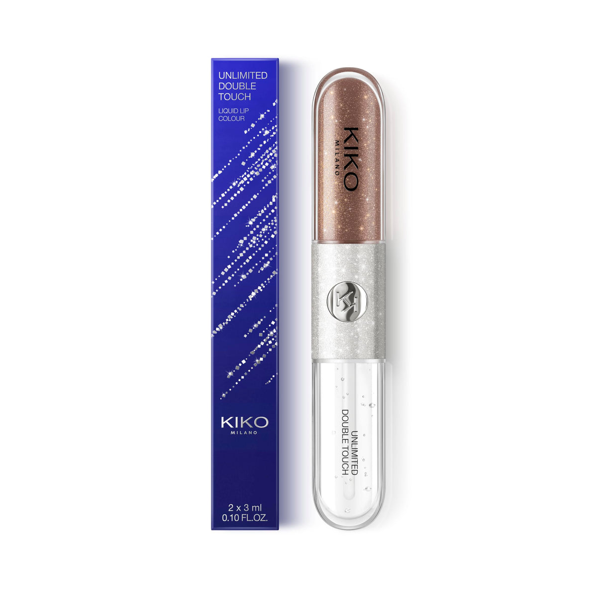 KIKO Milano Unlimited Double Touch 158 - Limited Edition, Long-Lasting Two-Step Liquid Lipstick
