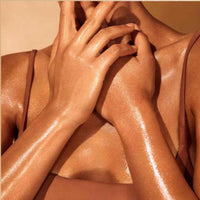 BigyQiu Body Shimmer Oil,Golden Brown Body Liquid Luminizer,Bronzing Drops for Face&Body,Liquid Bronzer Body Highlighter,Body Glow Shimmer Lotion,Gold Highlighter Makeup,Liquid Bronzer,Shimmer Moisturiser