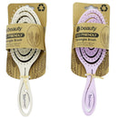 Generic CS Beauty Detangle Hair Brush Eco Friendly Pink and Oatmeal 2 Pack
