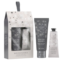Scottish Fine Soaps Winter Wishes Winter Skin Duo - Body Butter & Hand Cream Gift Set
