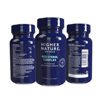 HIGHER NATURE Higher Nature - Red Sterol Complex - Plant Sterols- Red Yeast Rice - Policosanol - for Normal Cholesterol Balance - Vegetarian & Vegan - 90 Tablets