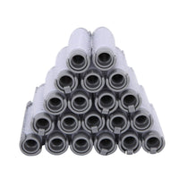 TMISHION Hair Perm Kit, 20pcs Rods Large Kit for Women, 20pcs Fluffy Hair Perm Rods with Clips for Soft and Plump Curls, Hairdressing Tool Kit Fluffy Roller Curler Hairdressing Styling Tool (Grey)