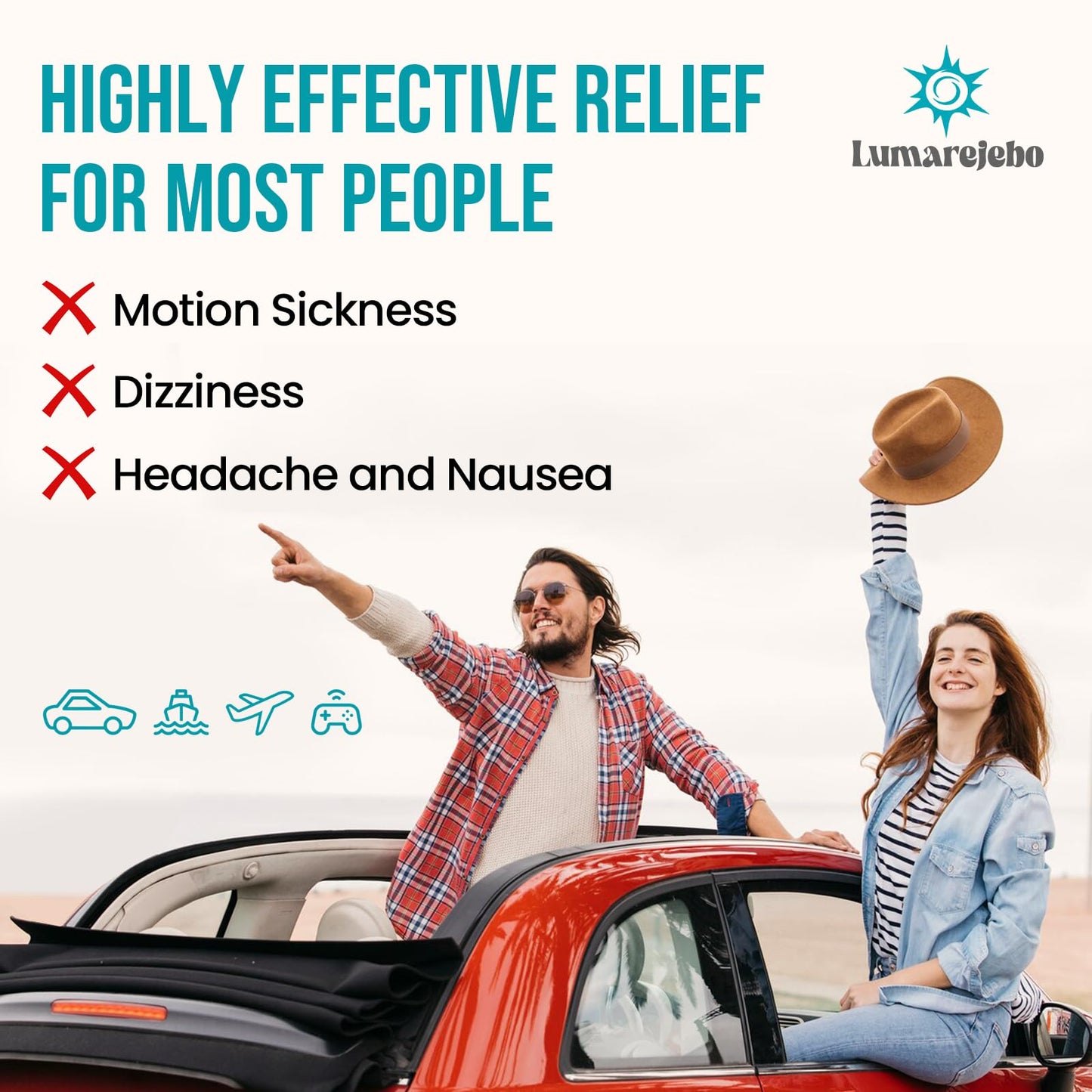 Lumarejebo Liposomal Vertigo Softgel 1600mg, Inner Ear Balance Supplement with Ginger & Ginkgo Extract, Relieve Motion Sickness & Dizziness, 60 Softgels