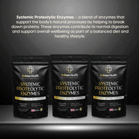 Bolman Health Systemic Proteolytic Enzymes | Advanced Enzyme Complex | Supports Inflammation Response, Repair & Recovery | Digestive & Immune Health | 60 Vegan Capsules | GMO-Free | Made in UK