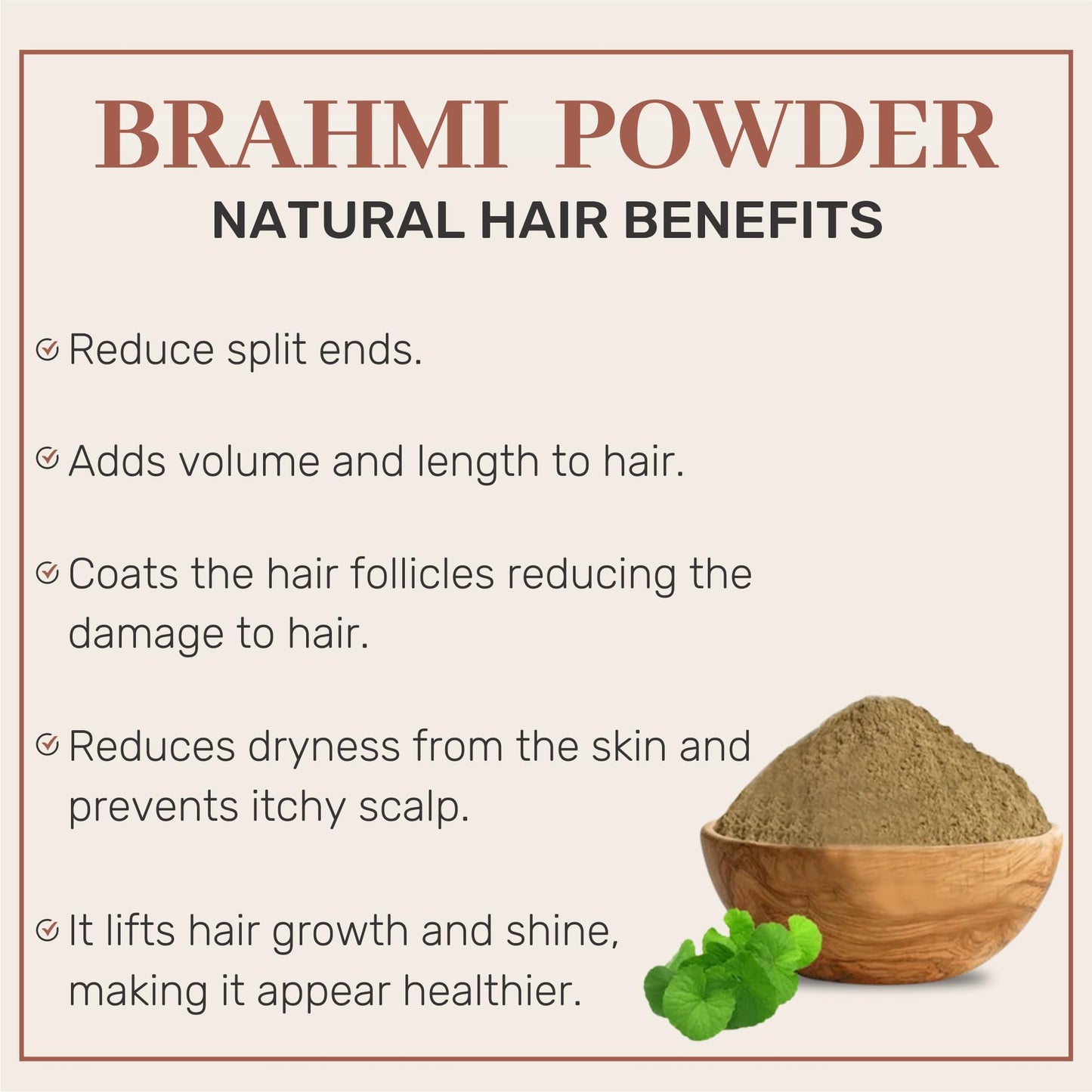 SAMYAM Brahmi Powder (Bacopa monnieri) - 500g Pack | for Memory, Intelligence and Concentration