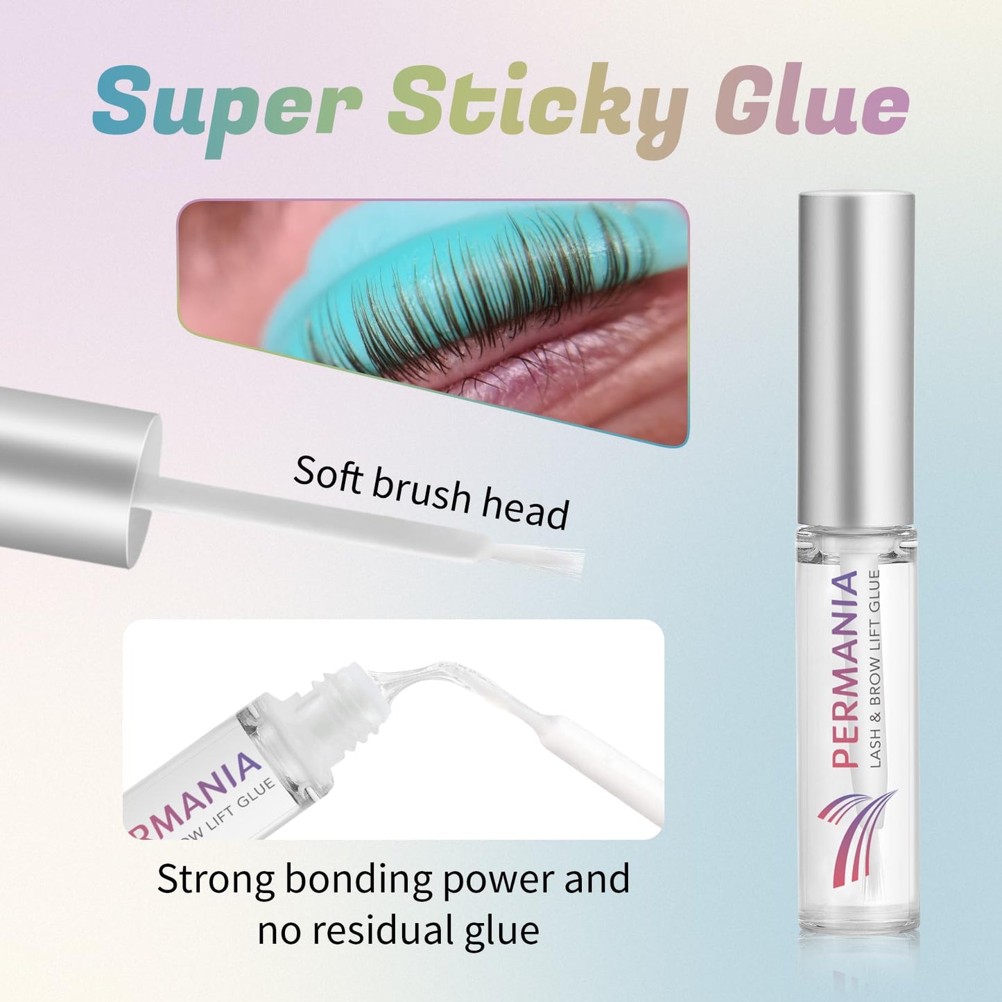 PERMANIA Lash Lift Kit - Upgraded Eyelash Perming & Brow Lamination Set, Safe & Effective Salon Results, Gentle Formula | Beginner Friendly, Last Up to 4-6 Weeks