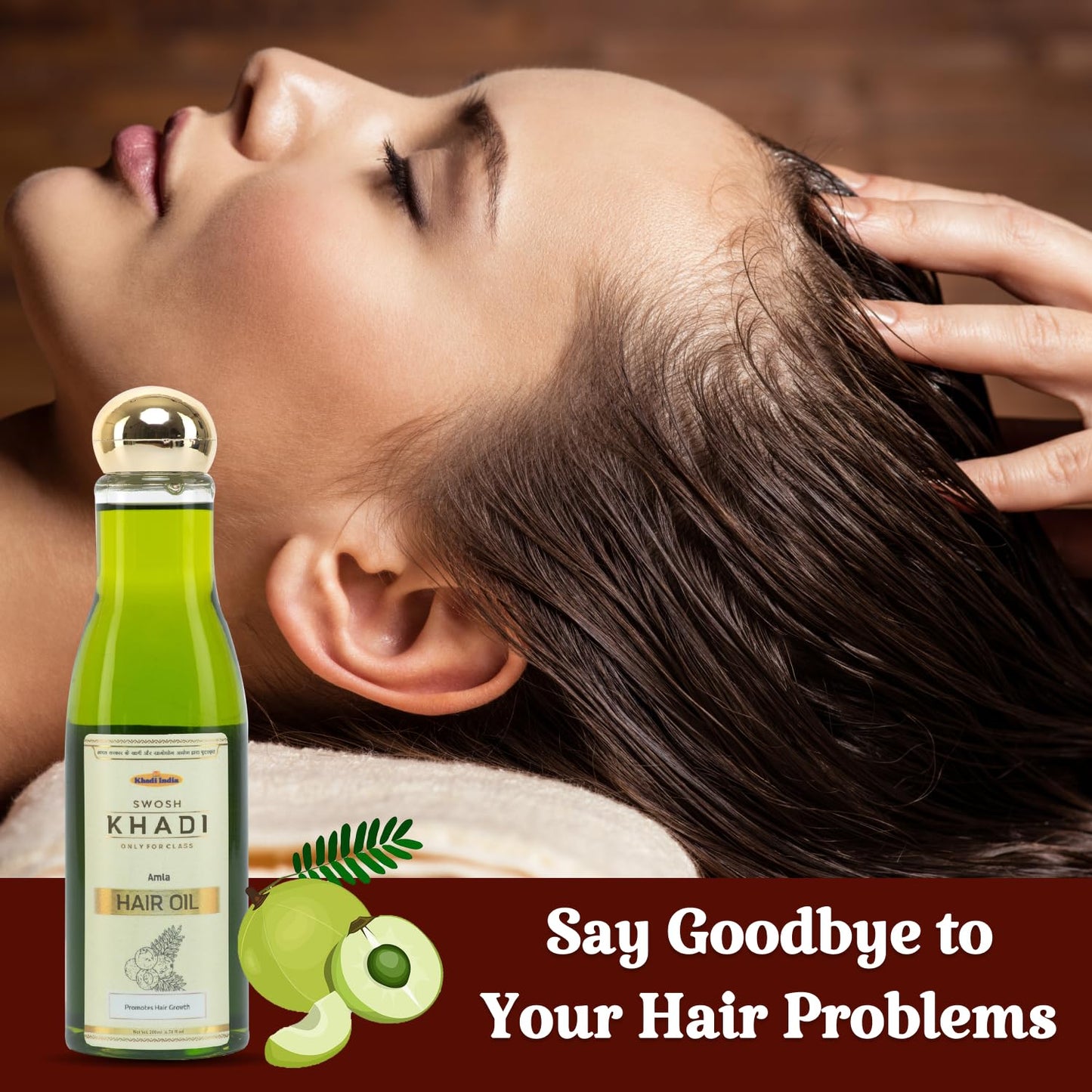 SWOSH Swosh Amla Bhringraj Hair Oil For Shiny Hairs (200 ML)