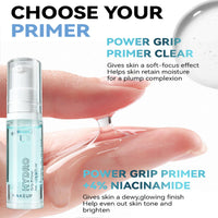 LYNTYAOU Face Primer, Pore Primer Under Foundation, Oil-control Long Lasting Makeup Moisturizing Power Grip Foundation Primer, Clear Makeup Base Priming Formula for Flawless Skin Oil Control