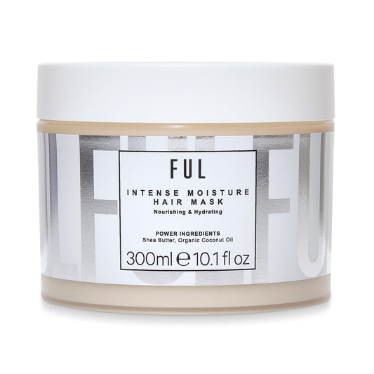 FUL Intense Moisture Hair Mask | Deep Conditioning Hair Mask for Dry Hair | Hydrating Hair Mask | Coconut Oil Hair Mask | Hair Treatments for Dry Damaged Hair | For All Hair Types | Made in UK