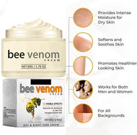 ChicNana Bee Venom Anti Wrinkle Face Cream, Skin Tightening Cream for Face, Bee Venom Cream, Skin Treatment, Day and Night Moisturiser Women, Instant Wrinkle Remover, Best Wrinkle That Works