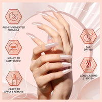 Honey Joy 28g/box Acrylic Powder Professional White Clear Black Nude Acrylic Nail French Manicure Powder for Nail Extension Acrylic Nail System,HJ-NAP016 (Nude)