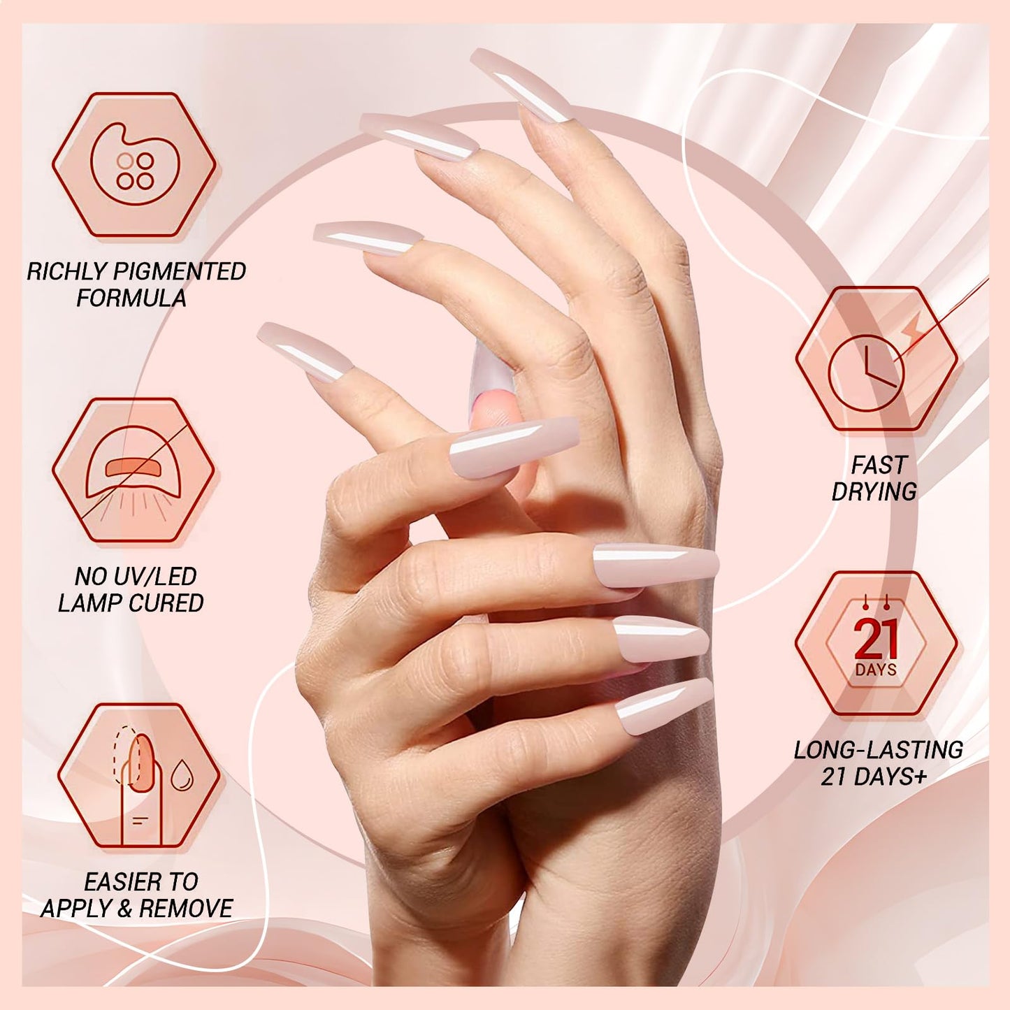 Honey Joy 28g/box Acrylic Powder Professional White Clear Black Nude Acrylic Nail French Manicure Powder for Nail Extension Acrylic Nail System,HJ-NAP016 (Nude)