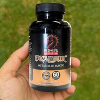 Medi-Evil Nutrition Excalibur Thermogenic Weight Management and Pre Workout Supplement 60 Large High Dose Capsules