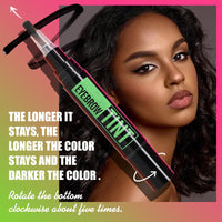 Mubuni Dark Brown Eyebrow Tint Kits,Brow Dye Kit Long-Lasting Eyeb/row,Eyebrow & Lash Tint,Semi-Permanent Lasting Dye,Permanent Eyebr/ow Colour,Waterproof Makeup Cream with Brow Cards & Brushe/s