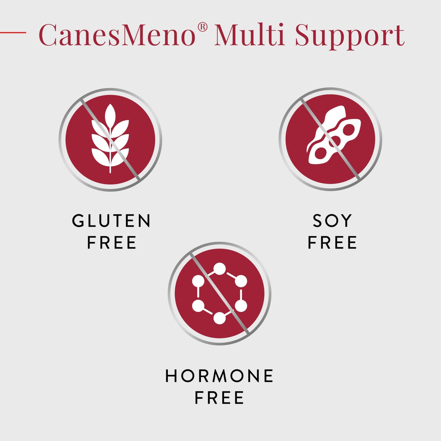 CanesMeno Menopause Support Multi Support 30 Tablets, containing Red Clover and 17 Vitamins and Minerals