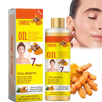 ISBEAUSOLS Turmeric Body Oil for Women - Essential Oils for Skin - Body,Hair,Face Turmeric Oil - Body Oil For Dry Skin - Turmeric Massage Oil For Dark Spots - Nourish,Moist 100ml