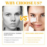 Tioueo Nose Strips 80 Packs, Blackhead Remover Pore Strips, Blackhead Pore Strip, Deep Cleansing Nose Strips for Clearer Skin White